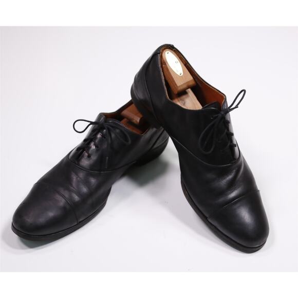 Wolf & Shepherd Black Captoe Oxford Leather Dress Shoes 11 main image 8